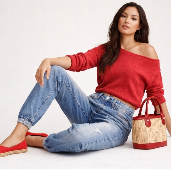 Rag & bone Miramar Pajama Jean Jogger Print Denim Size 27 J1743 - Picture 3 of 12